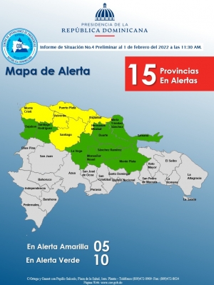 Informe de Situaci&oacute;n No. 04 Sistema Frontal  (01 de febrero, 2022 11: 30 am)