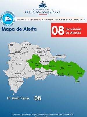 Emisi&oacute;n de Alerta por onda tropical
