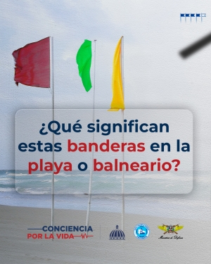 QUE SIGNIFICAN ESTAS BANDERAS EN PLAYAS O BALNEAREOS?