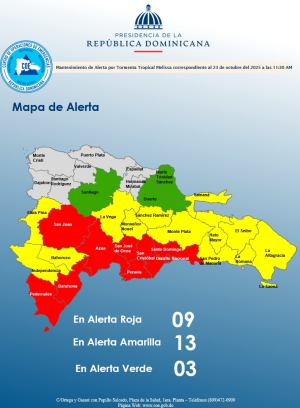 INFORME DE SITUACION NO. 5 Tormenta Tropical Melissa  23.10.2025