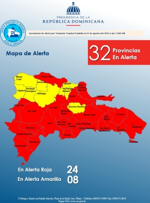 INCREMENTO DE ALERTA  11:00 am