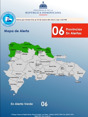 EMISI&Oacute;N DE ALERTA (29 de enero 2022)