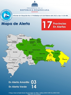 Informe de Situaci&oacute;n No. 13  Vaguada  (06 de febrero, 2022 11: 30 am)