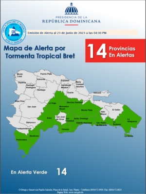 EMISI&Oacute;N DE ALERTA PREVENTIVA 4:30 pm 23 de Junio del a&ntilde;o 2023.