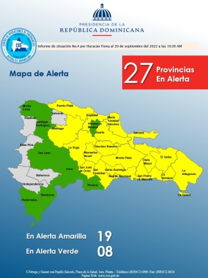 PRELIMINAR Informe de Situaci&oacute;n No. 04 Hurac&aacute;n Fiona (20 de septiembre, 2022 ---- 10: 30 AM)