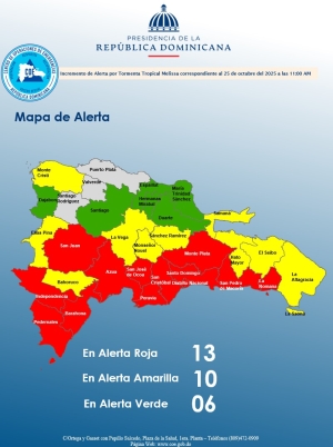 INFORME DE SITUACION NO. 11 Tormenta Tropical Melissa  25.10.2025   11.00 am