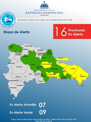 Informe de Situaci&oacute;n No. 04 Onda Tropical 7:30 pm