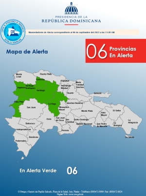 Mantenimiento alerta verde, 06 de septiembre del 2023