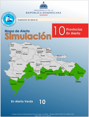 EMISI&Oacute;N DE ALERTA VERDE &iexcl;ESTO ES UN SIMULACRO!