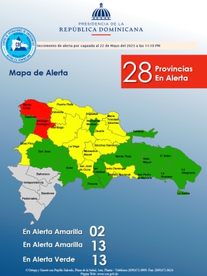 INCREMENTO DE ALERTA  11:10 pm