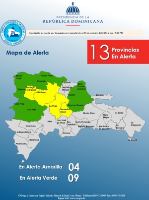 Mantenimiento y Ampliaci&oacute;n de alerta 05 de Octubre del 2023 1.00 p m