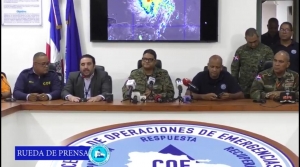 Rueda de Prensa Tormenta Tropical Dorian