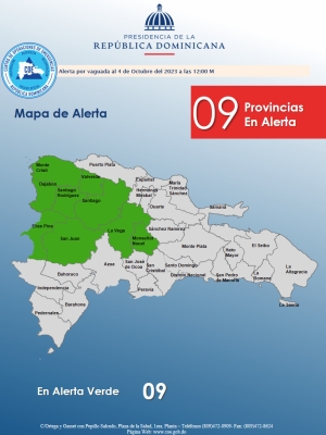 Emisi&oacute;n de alerta 04 de Octubre del 2023 12:00 m