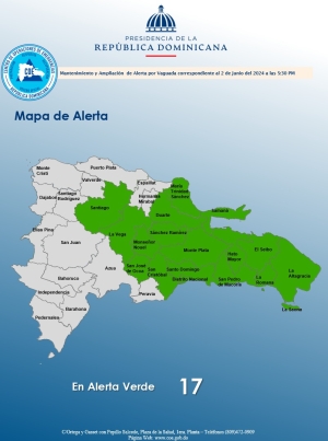 ampliaci&oacute;n de alerta  5 pm 2 de junio 2024